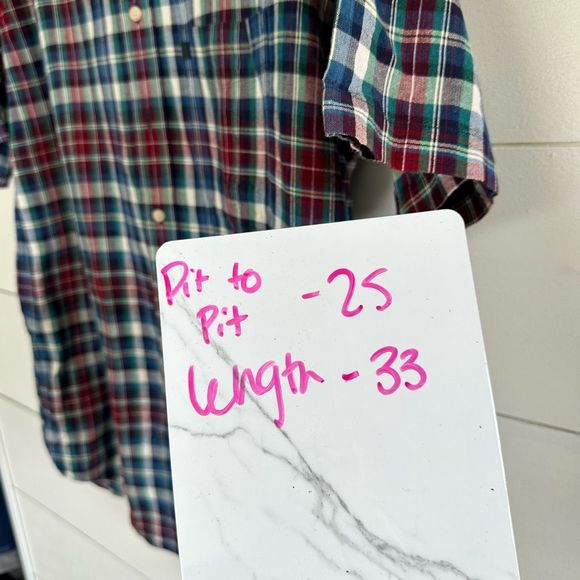 Pendleton Men’s Plaid Short Sleeve Button Up Shirt Size Large - Picture 5 of 5